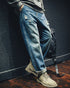 【BLUE LABEL】Ripped Straight Jeans P0019