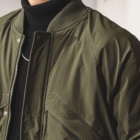 Military Taste Simple Silhouette Jacket P1872