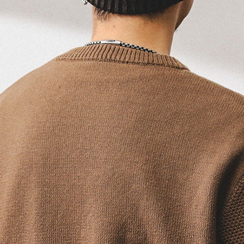 Urban Casual Design Crewneck Knit P1652