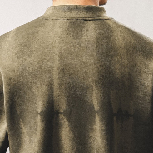 Relax Silhouette Pocket Crewneck Sweatshirt P1849