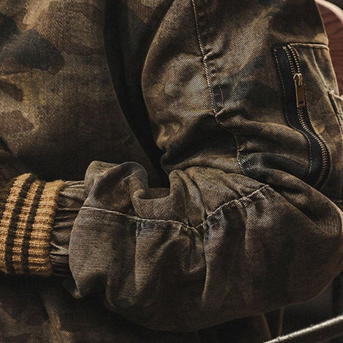 Camouflage Pattern Blouson P1874