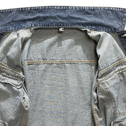 Vintage Wash Denim Jacket P1729