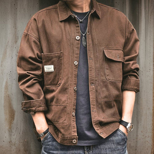 Vintage Work Utility Jacket P1797