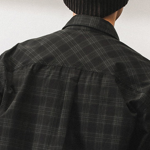 Monochrome Plaid Shirt P1632