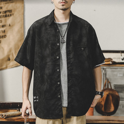 Shadow Tone Short Sleeved Shirt P0987