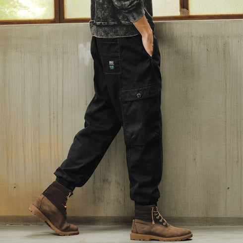 Work Utility Cuffed Cargo Pants P1715