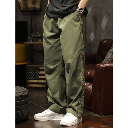 Straight Loose Casual American Trousers P1022