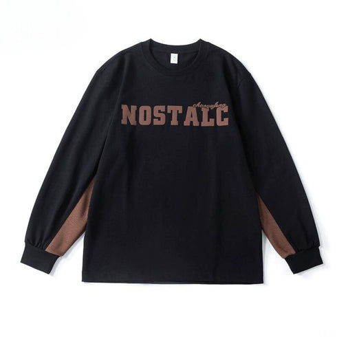 Round Neck Long-sleeved T-shirt P1044