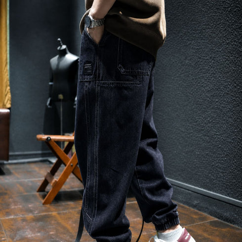 リラックスジョガーデニムロングパンツ P0036