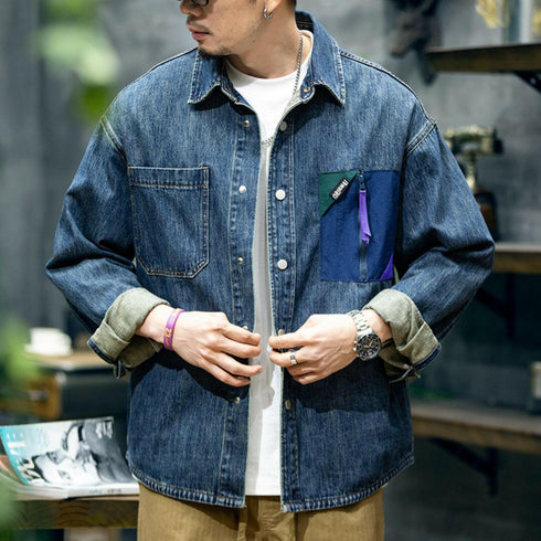 Denim Shirt Men's P0759
