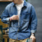 【OUTLET/即納】クラシックブルーデニムシャツ P0761