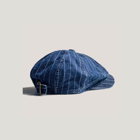 Denim Striped Casquette P0255