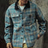 Checkered Loose Retro Shirt Jacket P1071