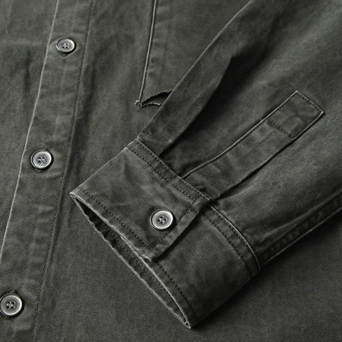 Military Taste Oversized Work Shirt P1728