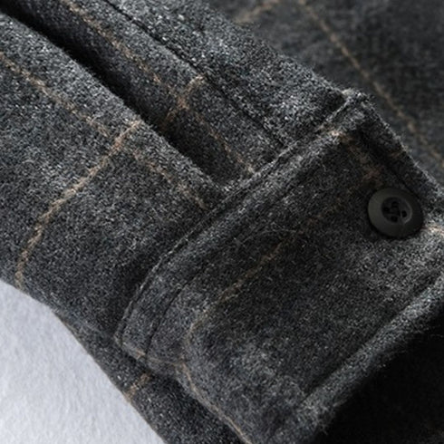 Casual Check Layered Shirt P1673