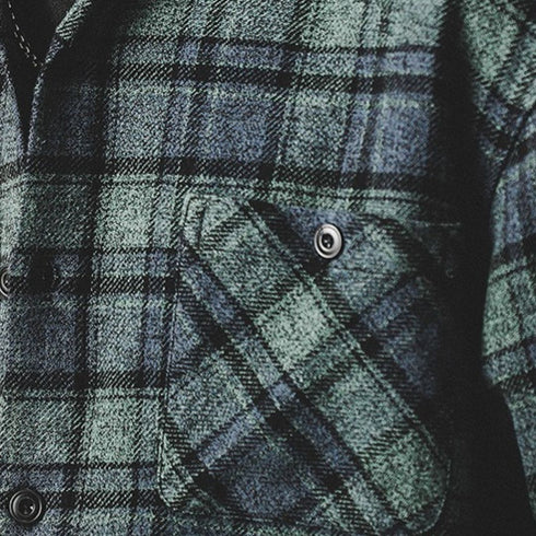 Urban Style Check Pattern Long Sleeve Shirt P1707