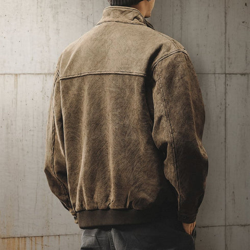 Work Taste Stand Collar Jacket P1894