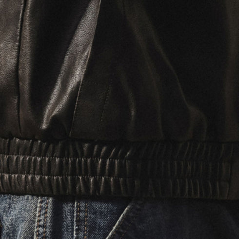 Vintage Leather-Like Jacket P1882