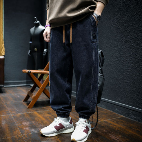 リラックスジョガーデニムロングパンツ P0036