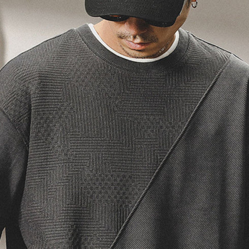 Asymmetry Line Design Sweatshirt P1610