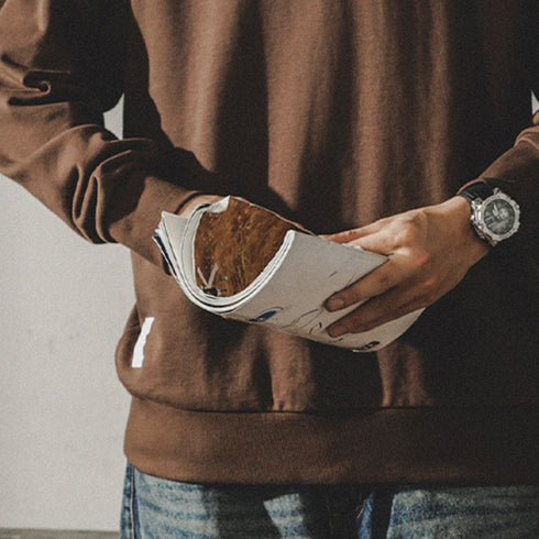 Monotone Logo Accent Long Sleeve Sweatshirt P1580