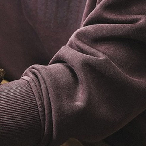 Vintage Font Print Sweat P1597