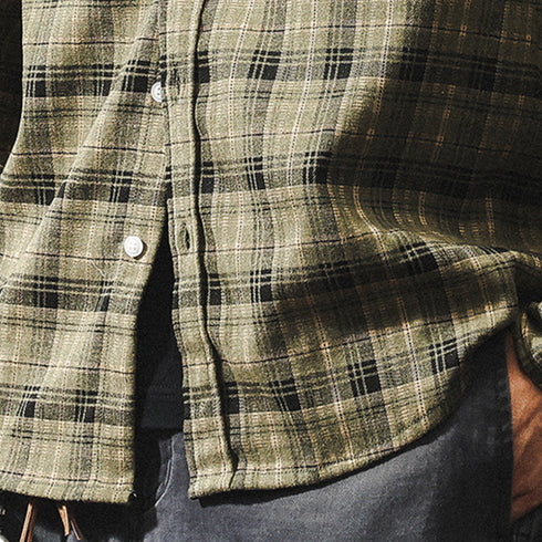 Classic Check Button Shirt P1708