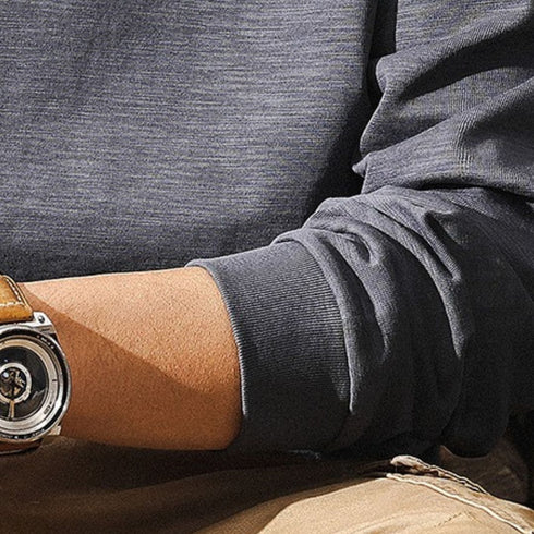 Monotone Logo Point Long T-shirt P1623