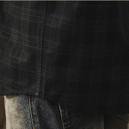 Monochrome Plaid Shirt P1632