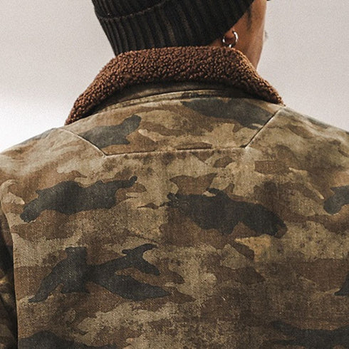 Camouflage Pattern Blouson P1874