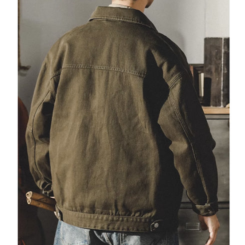 【OUTLET/即納】Casual Colored Denim Jacket P0314