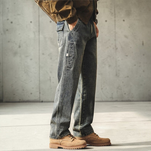 ヴィンテージウォッシュデニムパンツ P1991