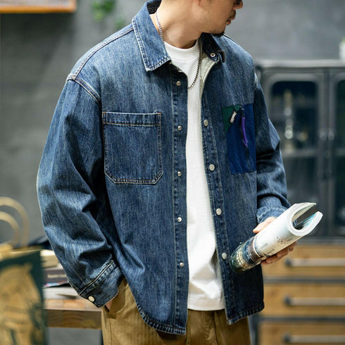 Denim Shirt Men's P0759