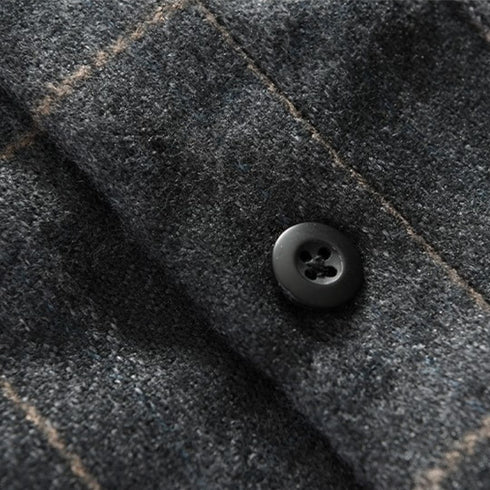 Casual Check Layered Shirt P1673