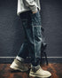 【OUTLET/即納】Loose Straight Double Knee Jeans P0752