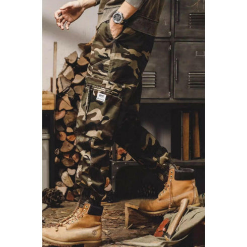American Heavyweight Camouflage Pants P0775