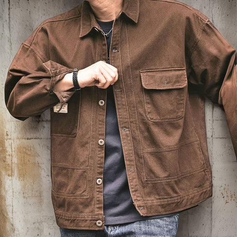 Vintage Work Utility Jacket P1797