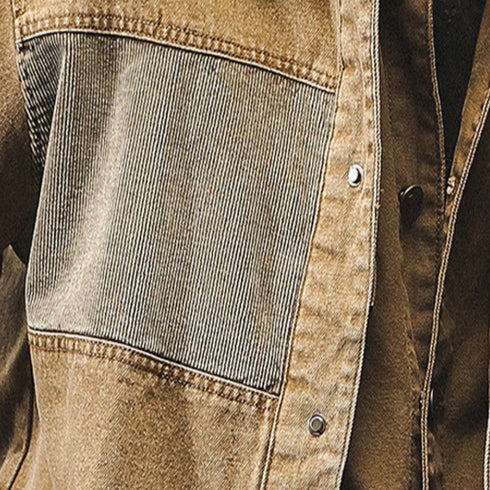 Combination Fabric Work Jacket P1853