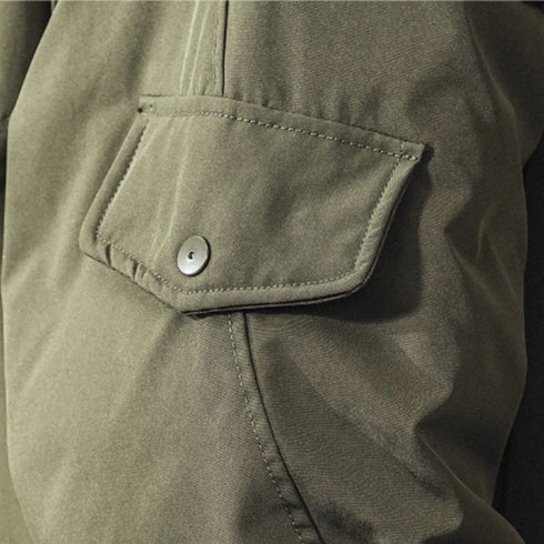 Military Mood Down Hooded Jacket P1867