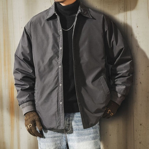 Simple Silhouette Coach Jacket P1871