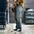 Retro Loose Tide Drape Jeans P0469
