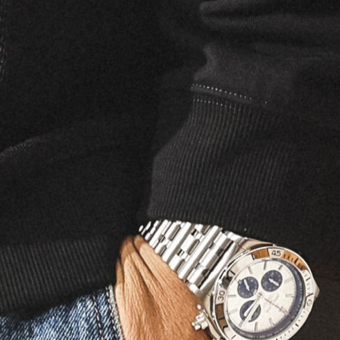 Color Block Panel Crew Sweatshirt P1823