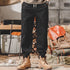 Loose Straight Wash Casual Pants P1222