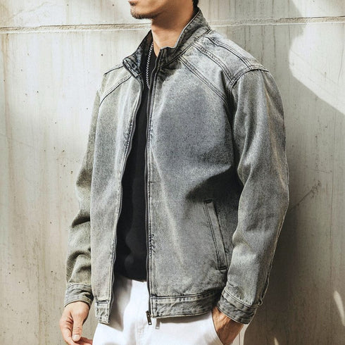 Light Fade Stand Jacket P1887