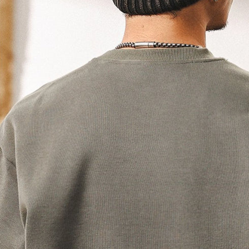 Military Taste Line Design Long Sleeve Sweatshirt P1612