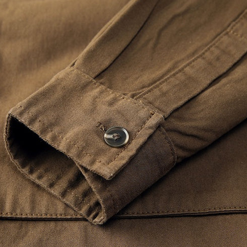 Classic Work Canvas Shirt Jacket P1631