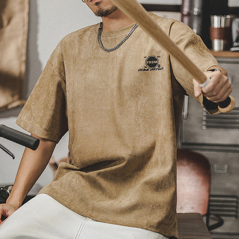 American Retro Short-sleeved T-shirt P0979