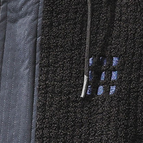 Two-Tone Design Hood Jacket P1873