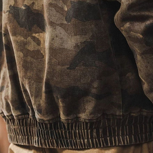 Camouflage Pattern Blouson P1874