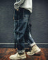 【OUTLET/即納】Loose Straight Double Knee Jeans P0752